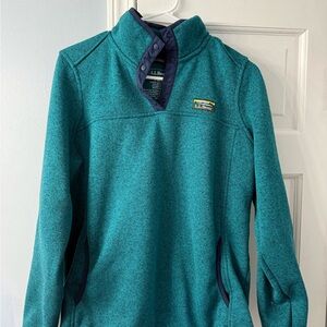 L.L. Bean Women's Teal Knit Top